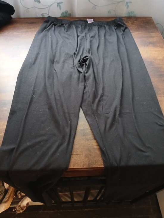 Pants - Black Stretch Leggings - Comfortable Everyday Wear